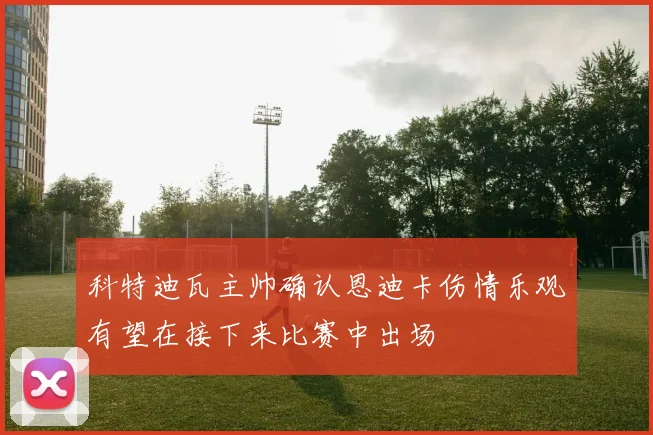 科特迪瓦主帅确认恩迪卡伤情乐观有望在接下来比赛中出场