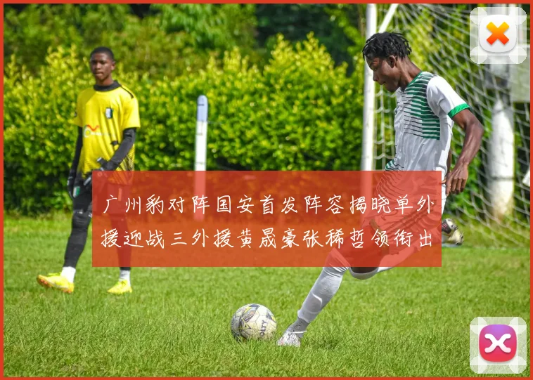 广州豹对阵国安首发阵容揭晓单外援迎战三外援黄晟豪张稀哲领衔出战